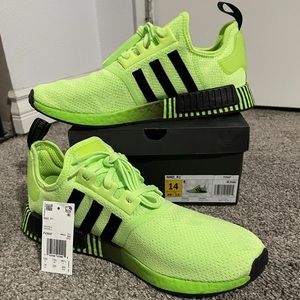 NWT Men’s Size 14 Adidas OG NMD’s Neon Green/Black